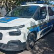 Widok z przodu i lewego boku oferowanego samochodu Citroen Berlingo.